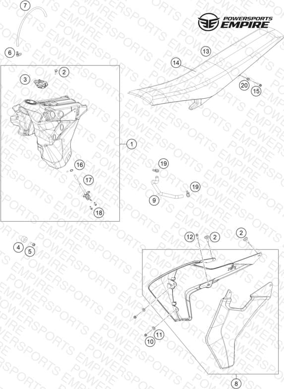TANK, SEAT