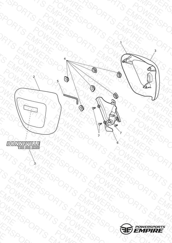 Side Fairing Panels - Bud Ekins Edition