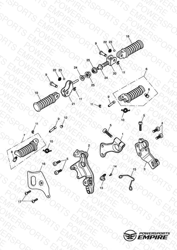 Footrests & Mountings
