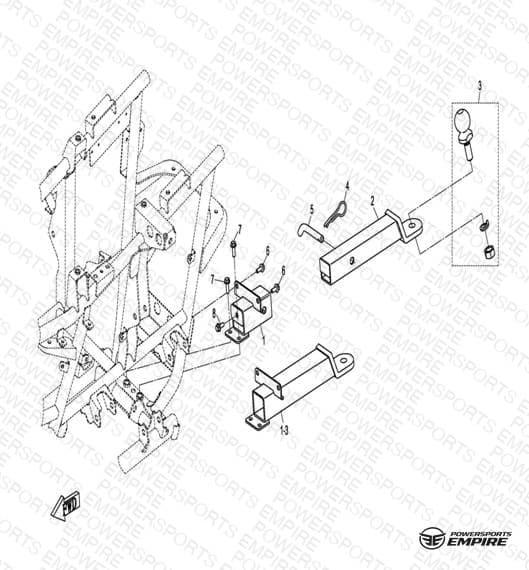 F40 — TOWING BRACKET