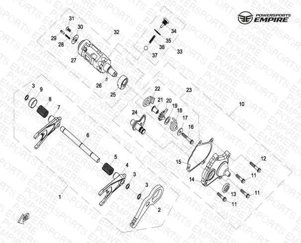 E24 — GEARSHIFT ASSY 3