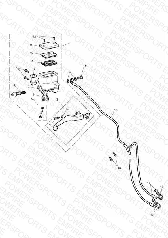 Front Brake Master Cylinder & Hoses