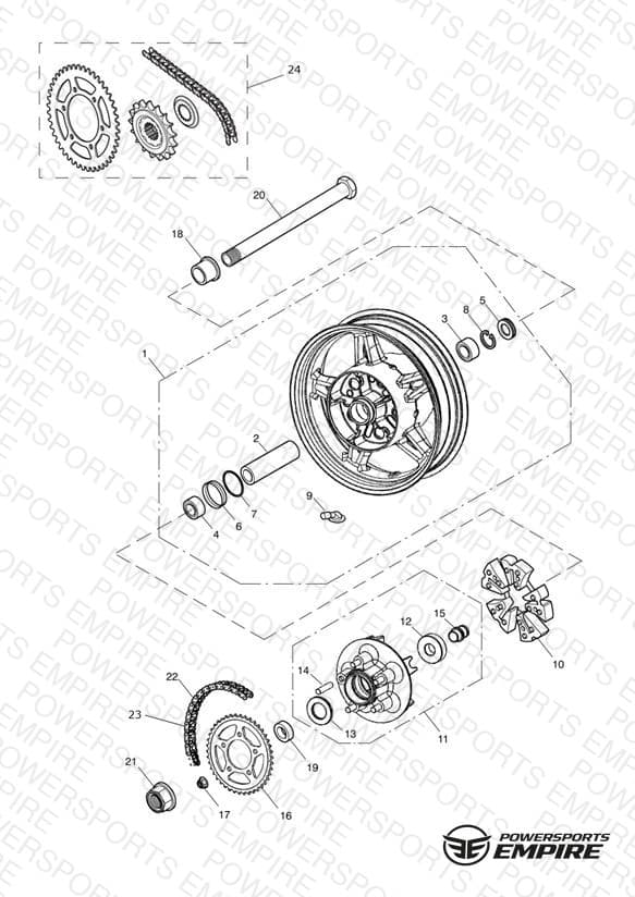 Rear Wheel & Final Drive 469051 >