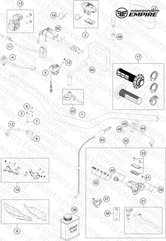 HANDLEBAR, CONTROLS