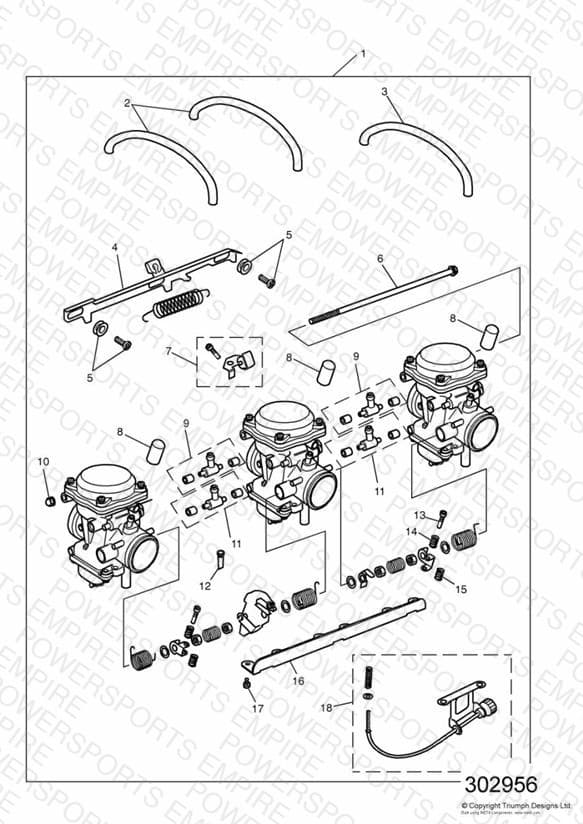 Carburettors All Markets Except US CAL ENG NO 55881 »