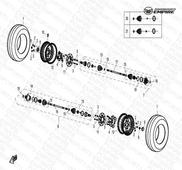 F13 — REAR WHEEL