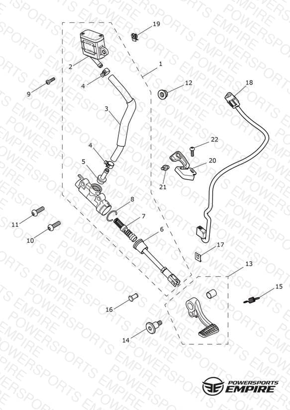 Rear Brake Master Cylinder