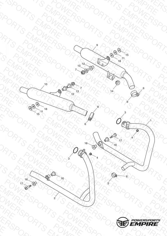 Exhaust System - Bonneville T100