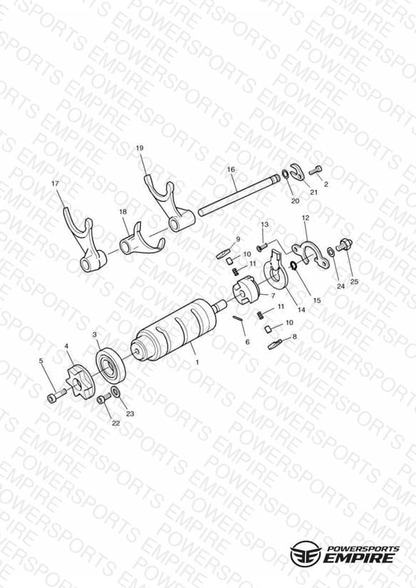 Gear Selector Drum