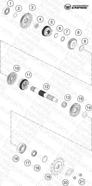 TRANSMISSION II - COUNTERSHAFT