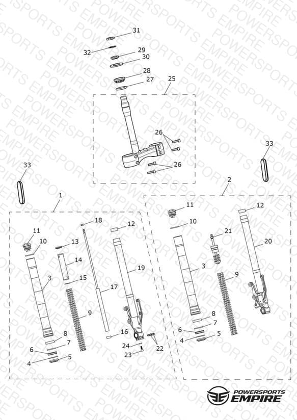 Front Forks & Yokes