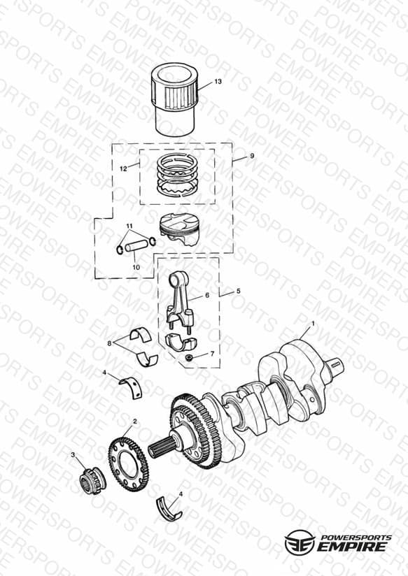 Crankshaft/Conn Rod/Pistons and Liners