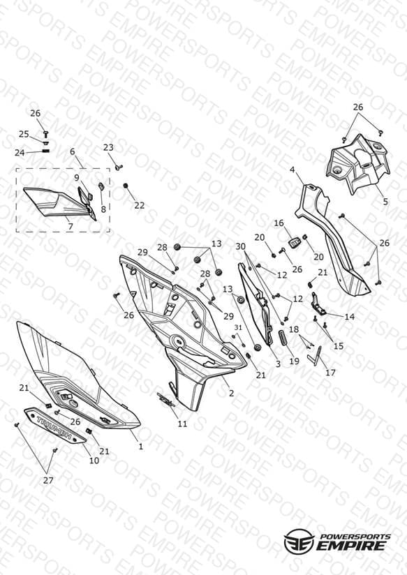 Fairings, RH