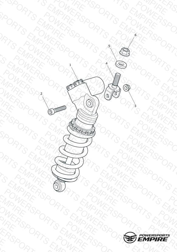 Rear Suspension Unit - Daytona 675R Only