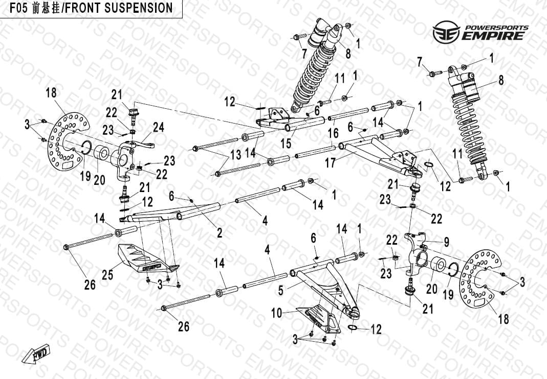 F05 — FRONT SUSPENSION