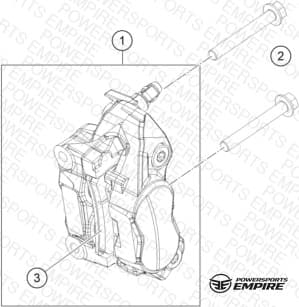 FRONT BRAKE CALIPER