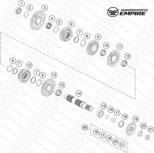 TRANSMISSION II - COUNTERSHAFT