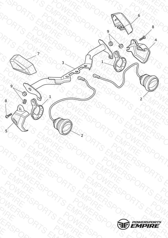 Fog Lights - CN Market Only for Low Ride Height Version