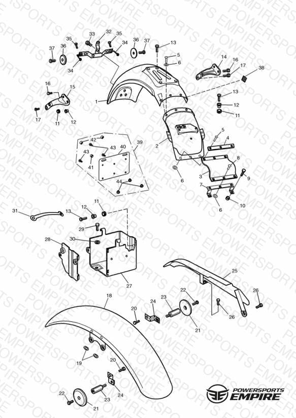 Mudguards/Chainguard/Battery Box 71699 »