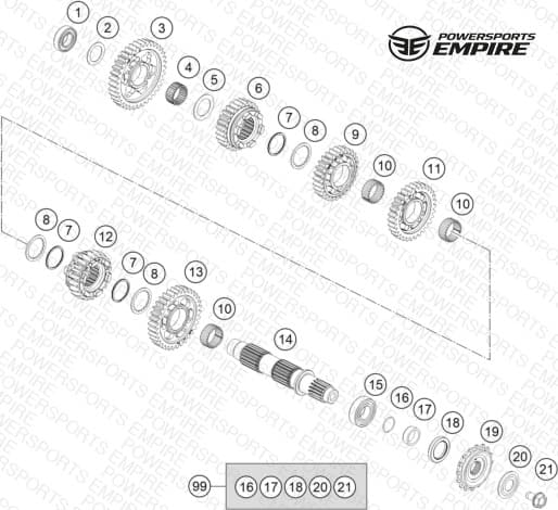 TRANSMISSION II - COUNTERSHAFT