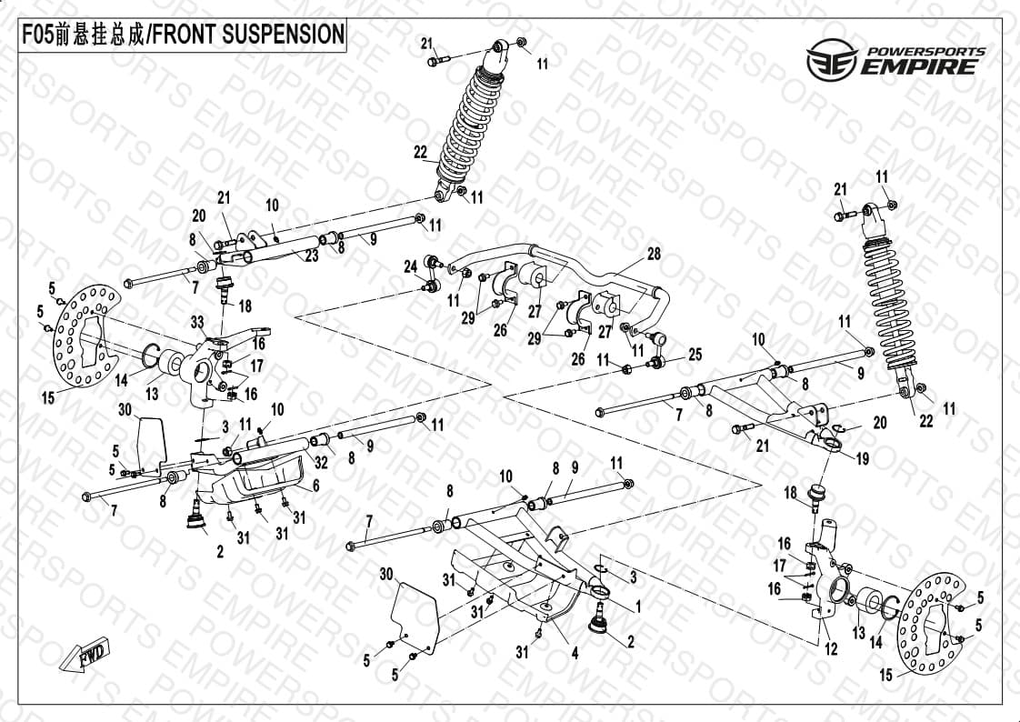 F05 — FRONT SUSPENSION