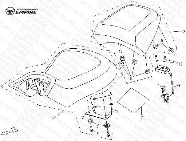 F11 — SEAT ASSY