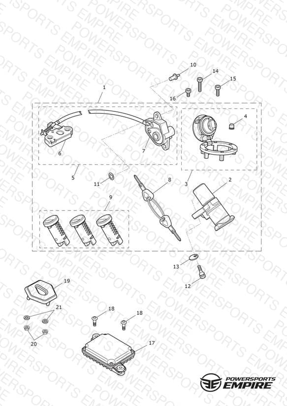 Ignition Switch & Lock Set