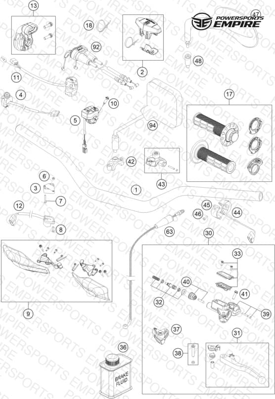 HANDLEBAR, CONTROLS