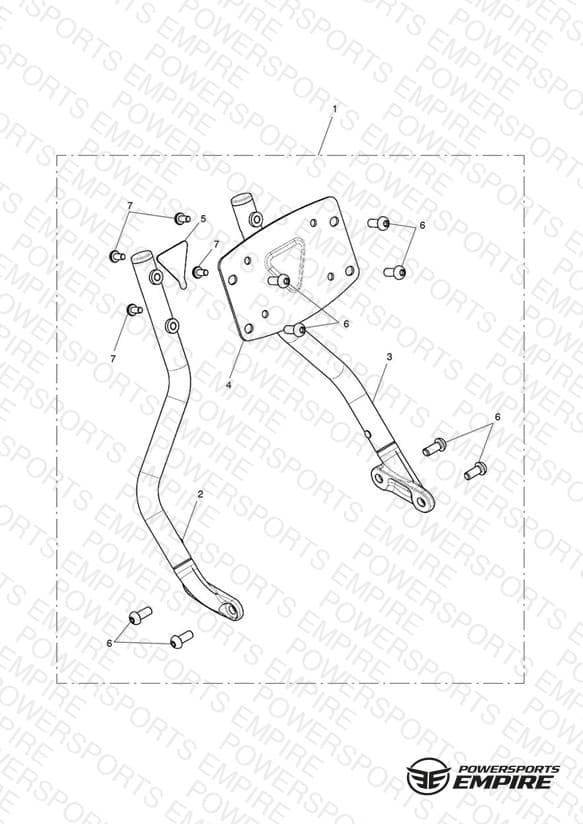 Uprights Kit, Backrest, Black