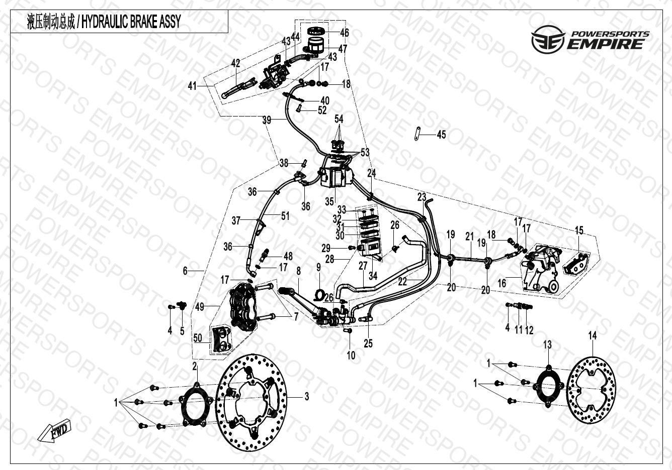 F08-V2 — MAB BRAKE ASSY