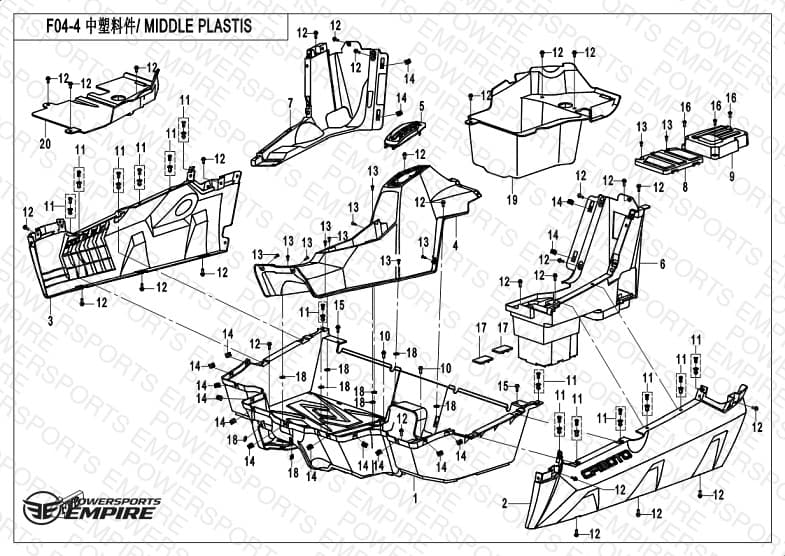 F04-4 — MIDDLE PLASTICS