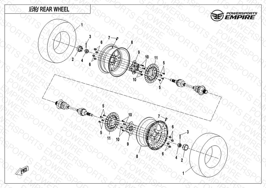 F11-B — REAR WHEEL(2018)