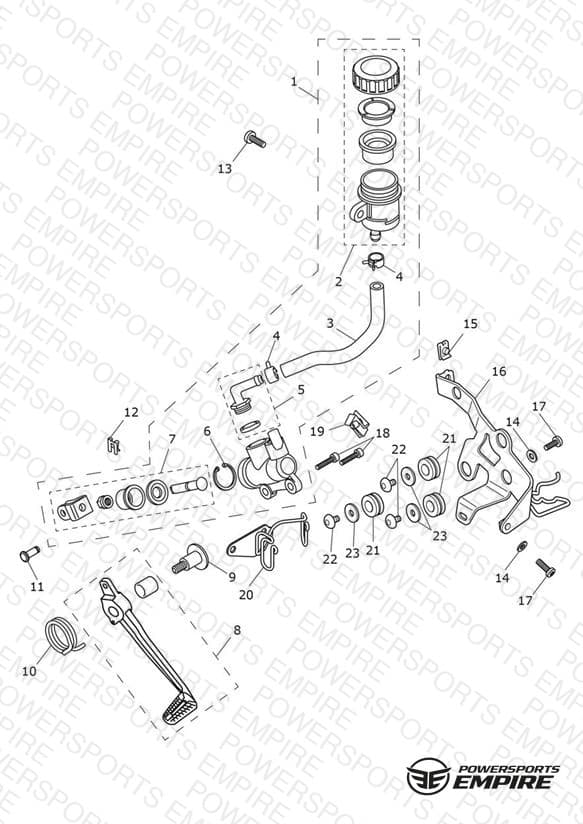Rear Brake Master Cylinder