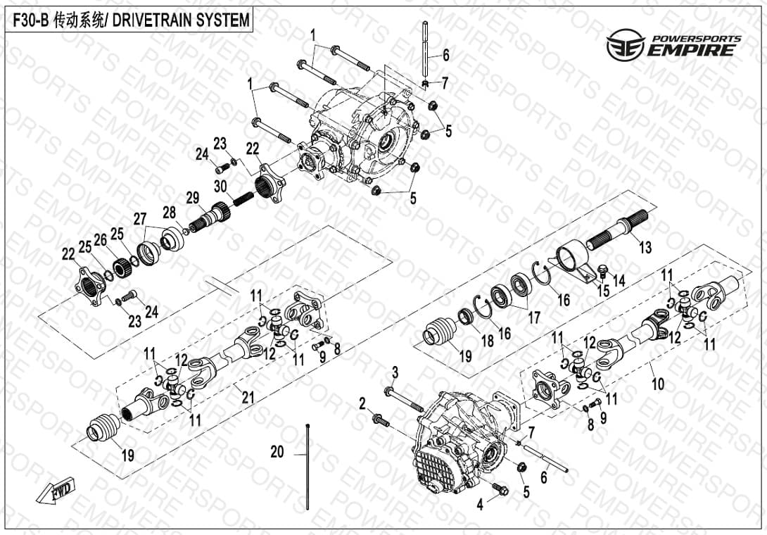 F30-B — DRIVETRAIN SYSTEM