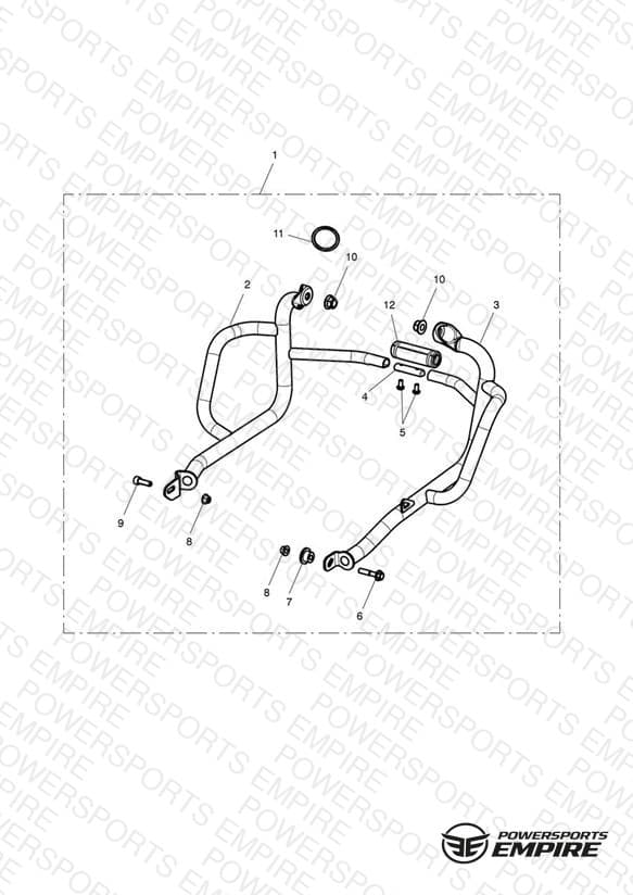 Dresser Bar Kit, Cage, Black