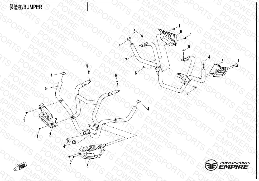 F80-2 — BUMPER(OVERLAND)