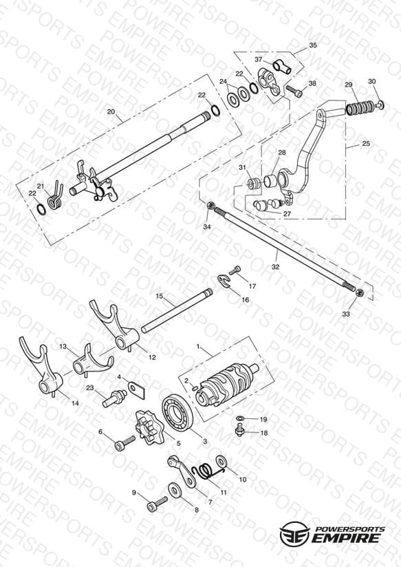 Gear Selectors & Pedal 468391 >