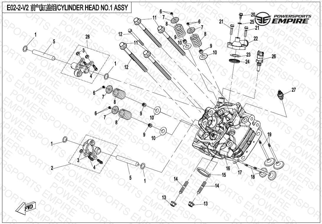 E02-2 — CYLINDER HEAD NO.1 ASSY