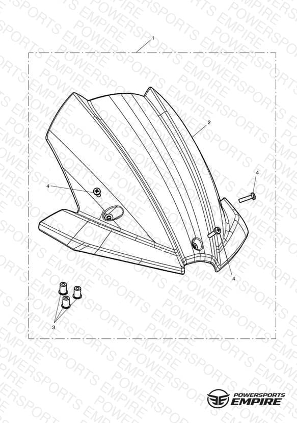 Flyscreen Visor Kit