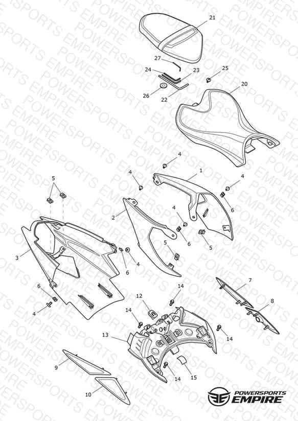 Rear Bodywork & Seat