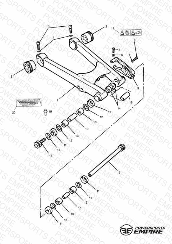 Swinging Arm 750cc Model
