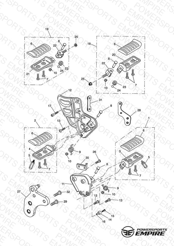 Footrests & Control Plates