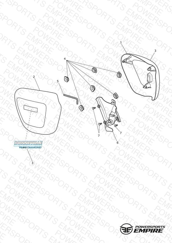 Side Fairing Panels - T120 Diamond