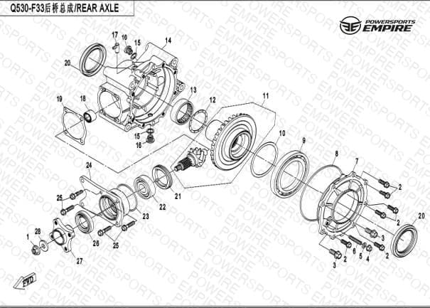 F33 — REAR DIFFERENTIAL