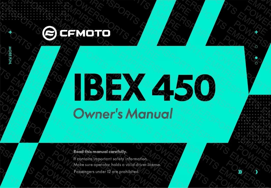 F38-A — OWNERS MANUAL