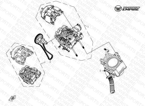 E06 — CYLINDER HEAD & CYLINDER ASSY.