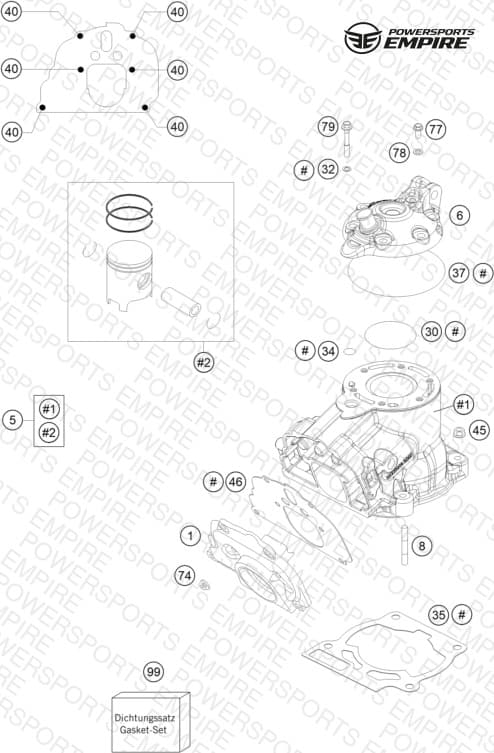 CYLINDER, CYLINDER HEAD