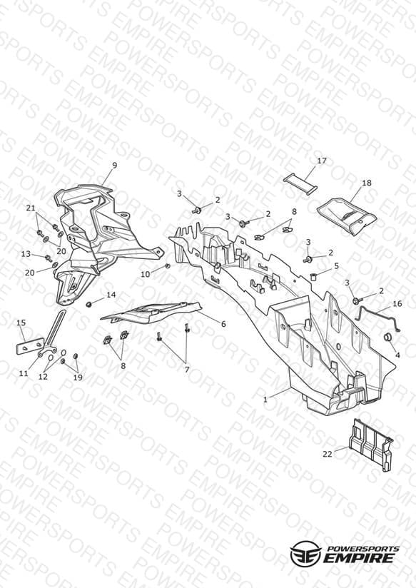 Rear Mudguard & Battery Box