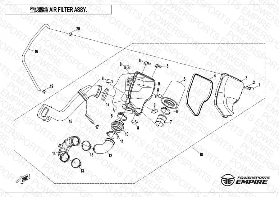 F41-V2 — AIR FILTER ASSY