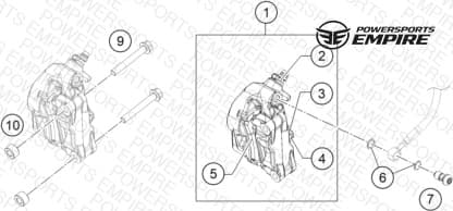 FRONT BRAKE CALIPER